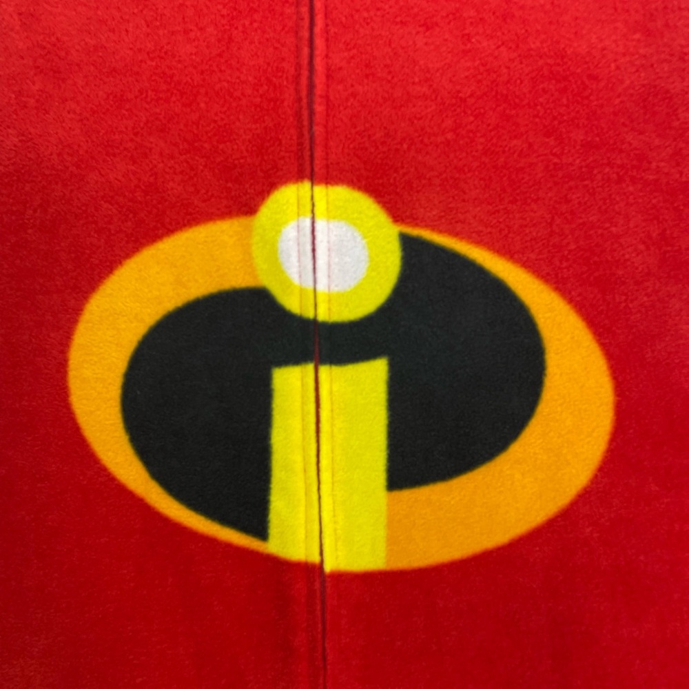 Disney Pixar Mr. Incredibles Union Suit One Piece Zip Fleece Pajamas Costume L - Picture 3 of 9
